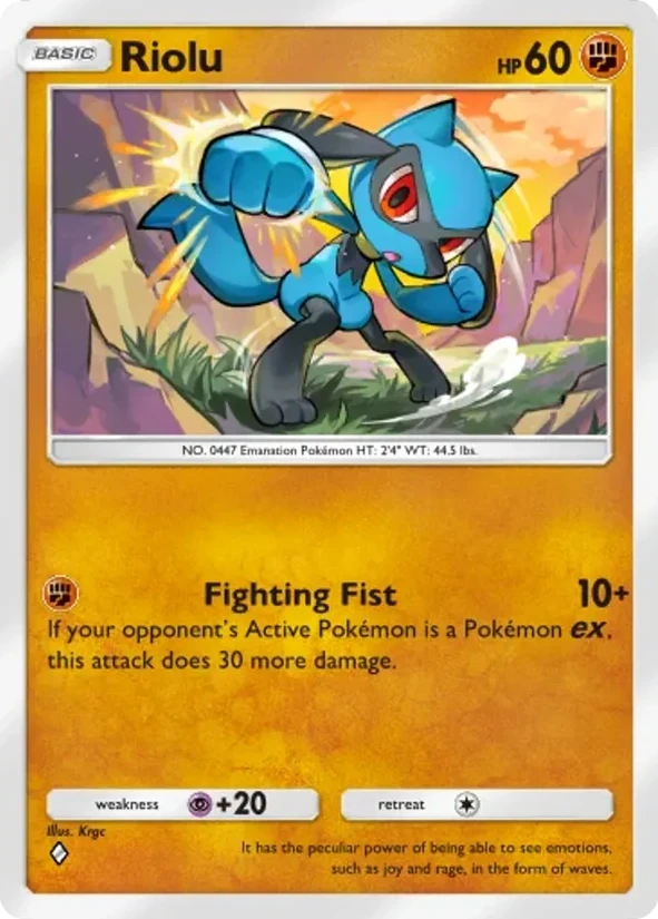 Riolu — Pulsing Aura