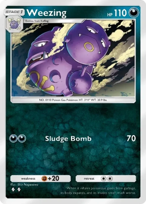 Weezing — Pulsing Aura