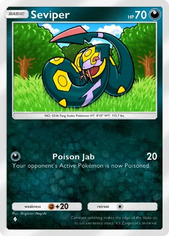 Seviper — Pulsing Aura