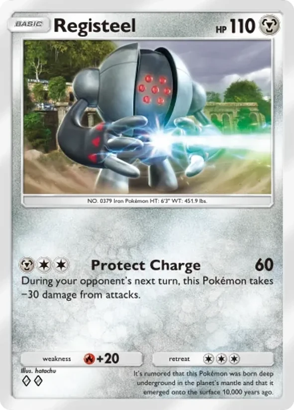 Registeel — Pulsing Aura