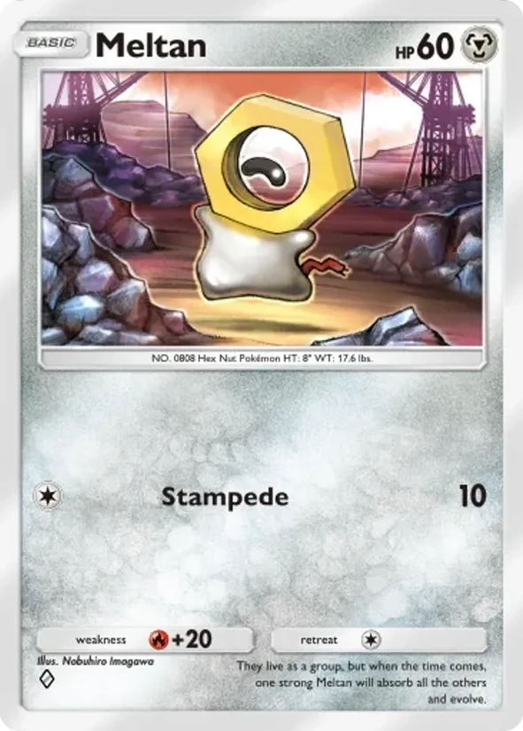 Meltan — Pulsing Aura