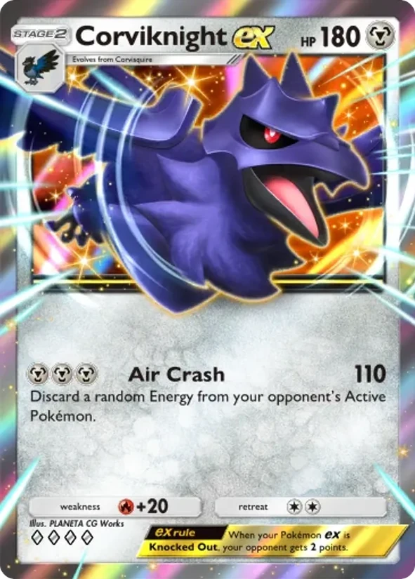 Corviknight ex — Pulsing Aura