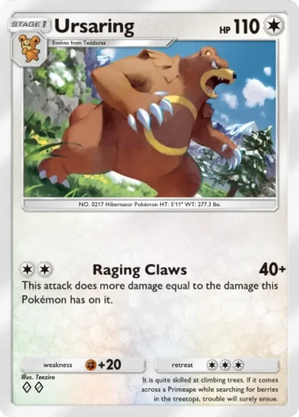 Ursaring — Pulsing Aura