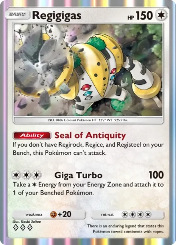 Regigigas — Pulsing Aura