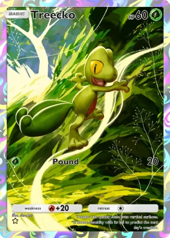 Treecko — Pulsing Aura