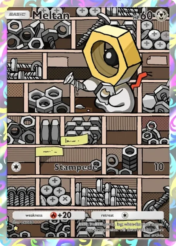Meltan — Pulsing Aura