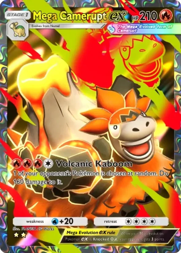 Mega Camerupt ex — Pulsing Aura