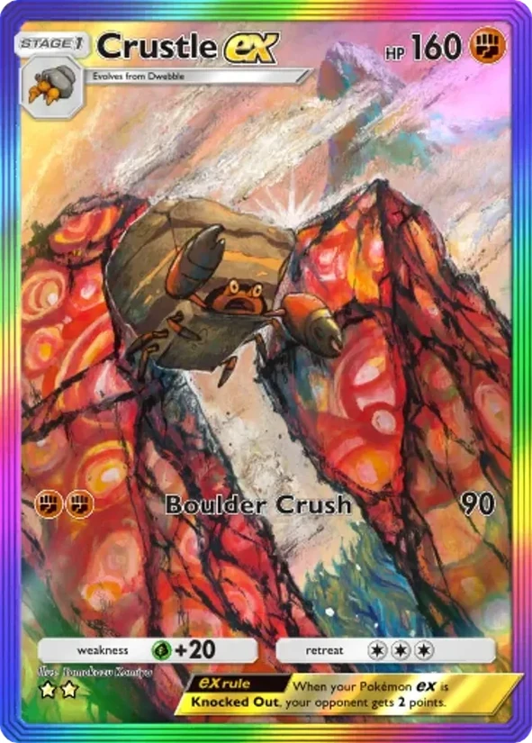 Crustle ex — Pulsing Aura