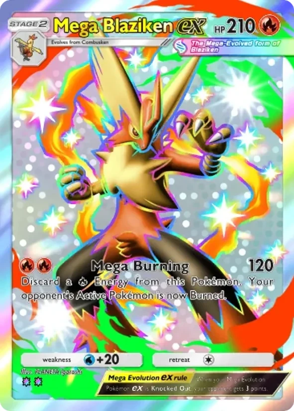 Mega Blaziken ex — Pulsing Aura