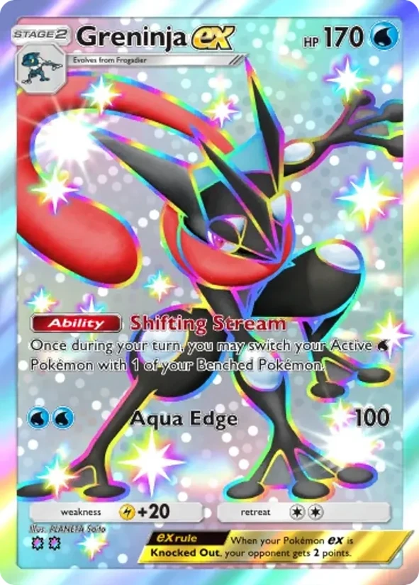 Greninja ex — Pulsing Aura