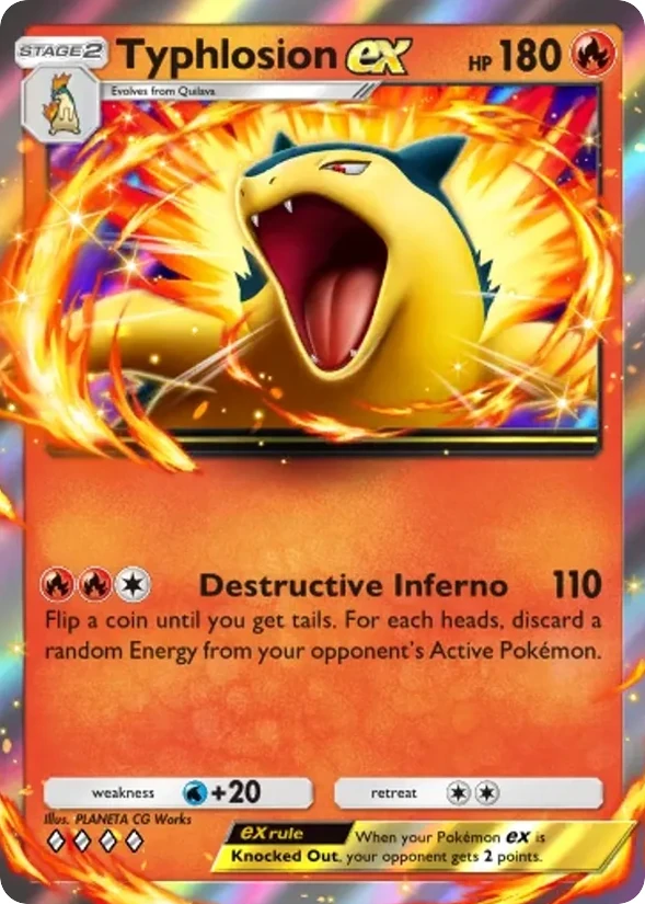 Typhlosion ex — Ruler of the Skies