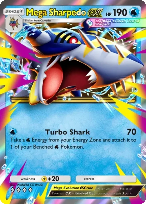 Mega Sharpedo ex — Ruler of the Skies