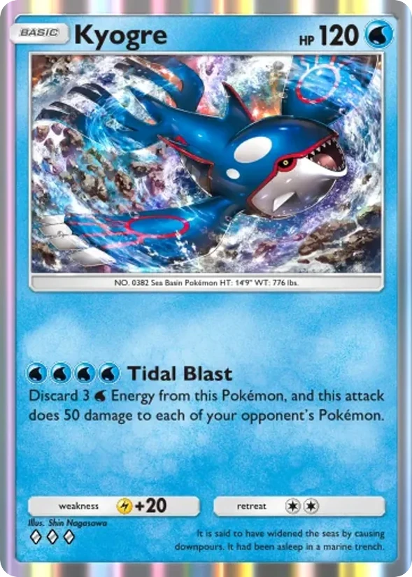 Kyogre — Ruler of the Skies