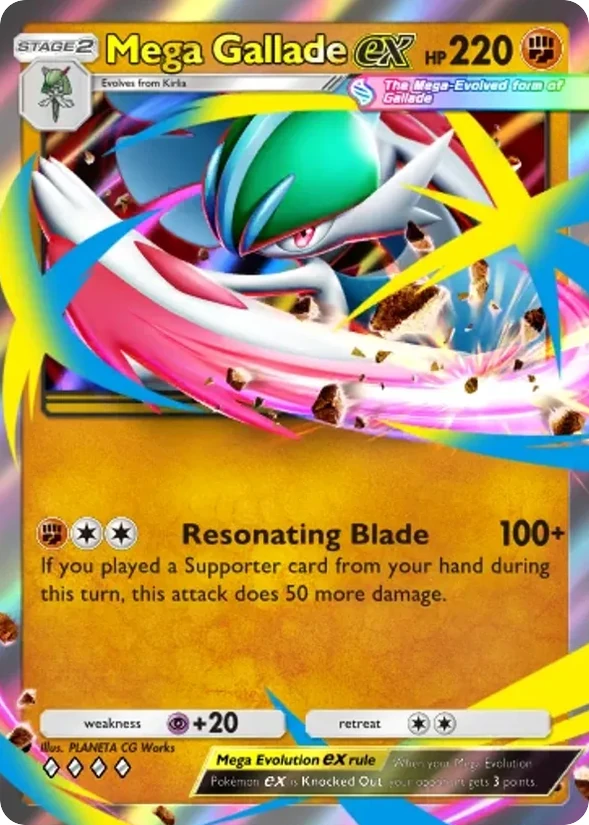 Mega Gallade ex — Ruler of the Skies