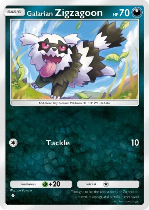 Galarian Zigzagoon — Ruler of the Skies