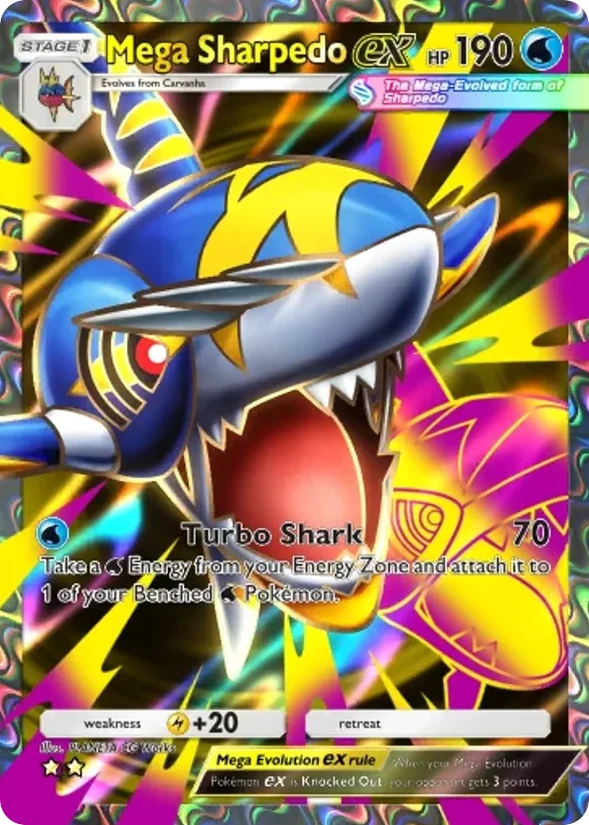Mega Sharpedo ex — Ruler of the Skies