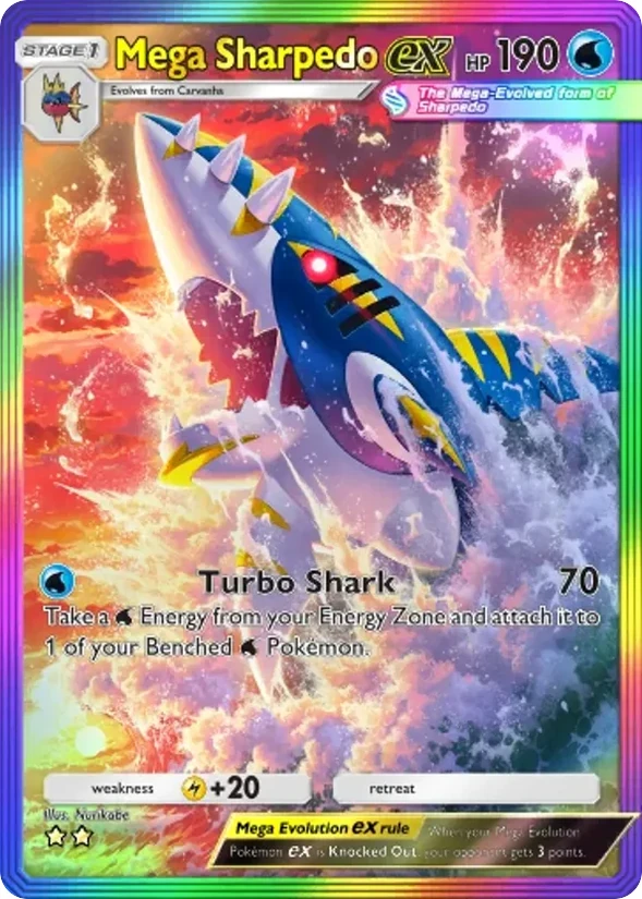 Mega Sharpedo ex — Ruler of the Skies