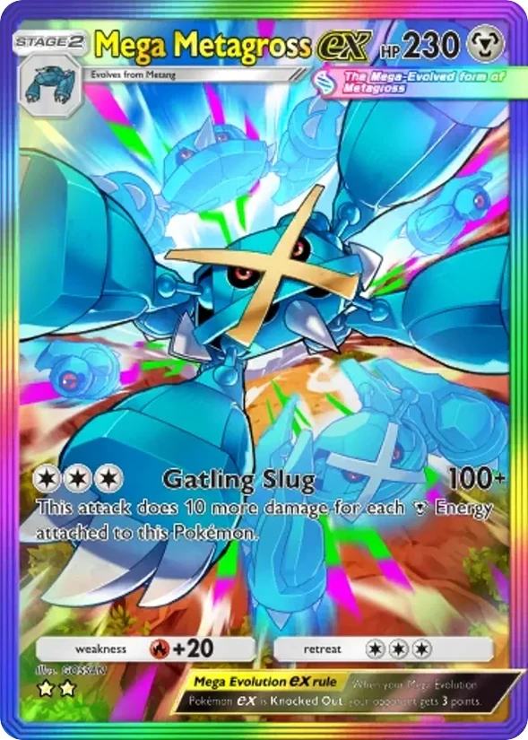 Mega Metagross ex — Ruler of the Skies