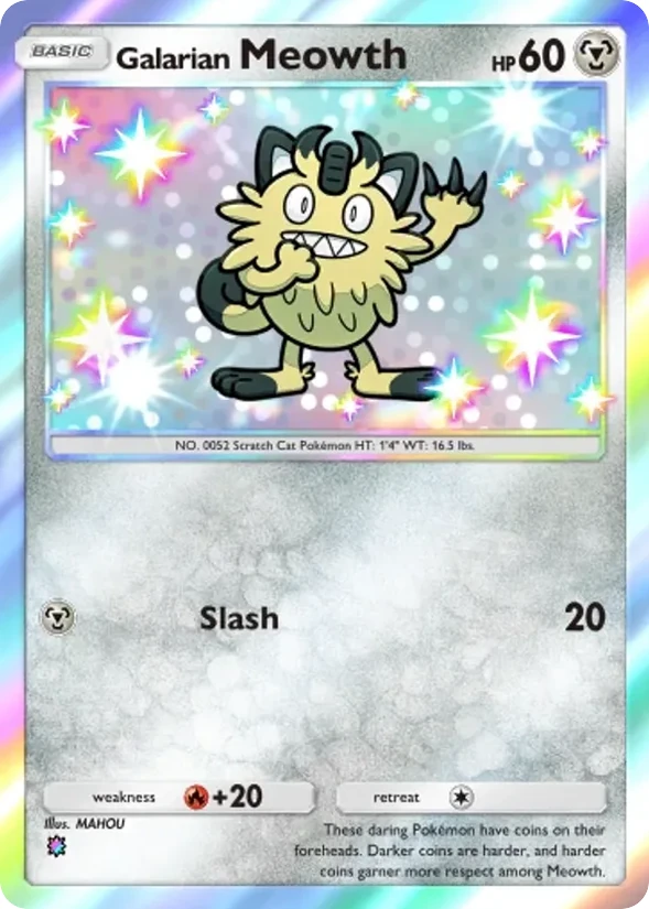Galarian Meowth — Ruler of the Skies