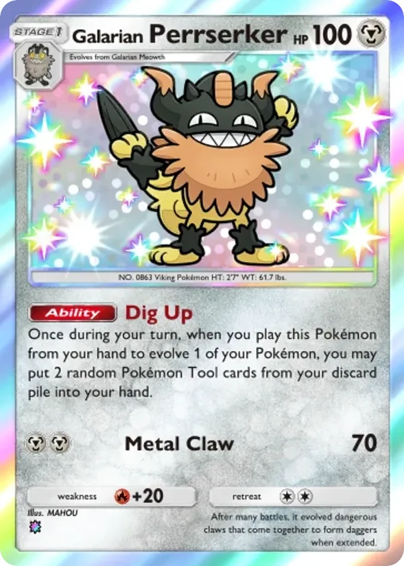 Galarian Perrserker — Ruler of the Skies