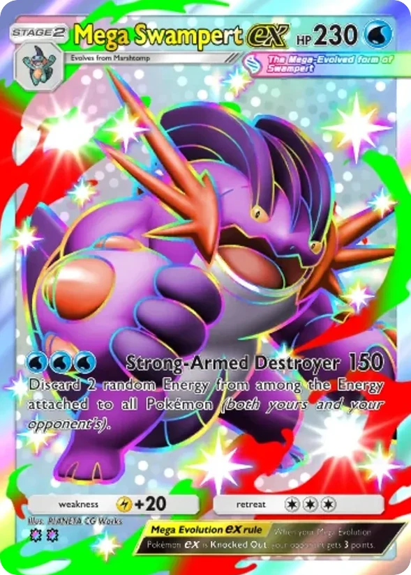 Mega Swampert ex — Ruler of the Skies