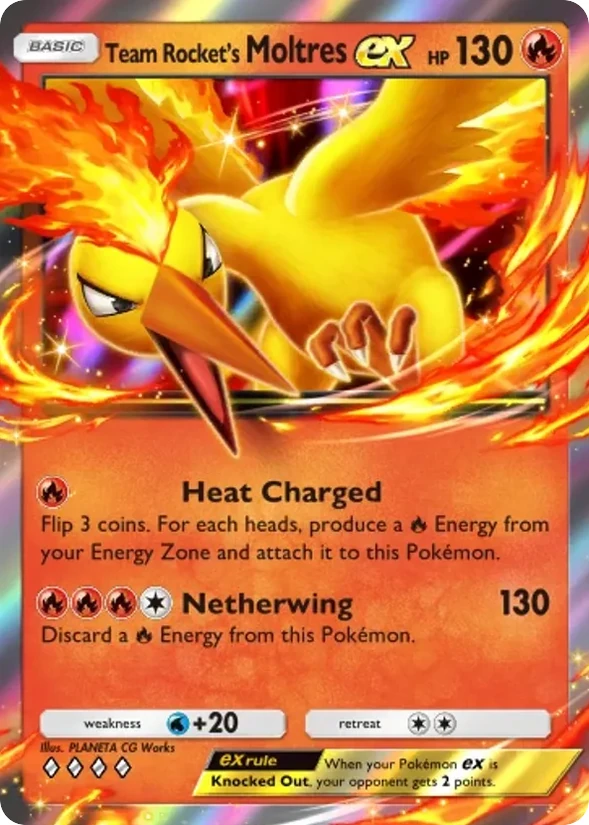 Team Rocket's Moltres ex — Team Rocket's Ambition