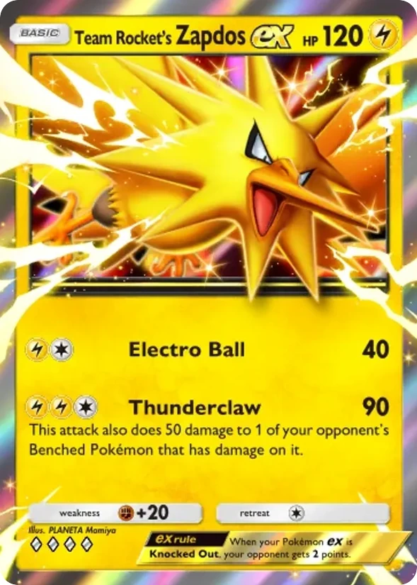 Team Rocket's Zapdos ex — Team Rocket's Ambition