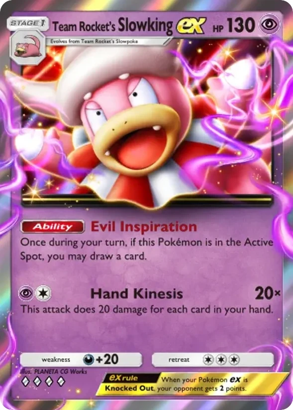 Team Rocket's Slowking ex — Team Rocket's Ambition