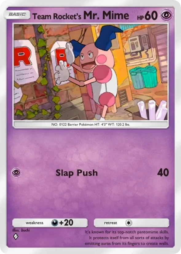 Team Rocket's Mr. Mime — Team Rocket's Ambition
