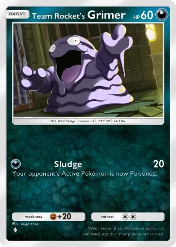 Team Rocket's Grimer — Team Rocket's Ambition