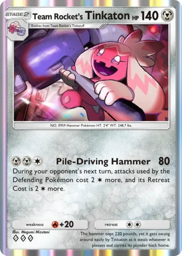Team Rocket's Tinkaton — Team Rocket's Ambition