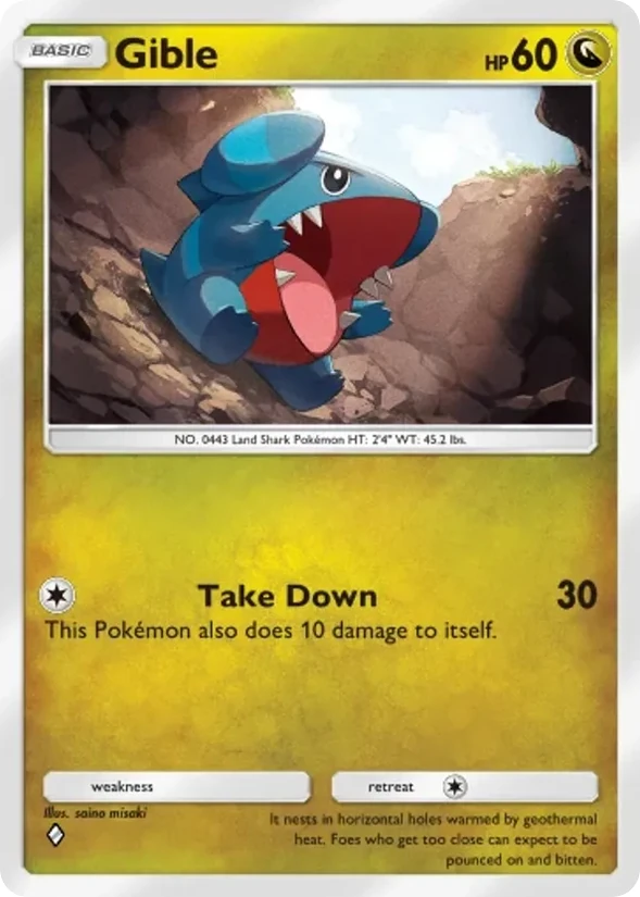 Gible — Team Rocket's Ambition