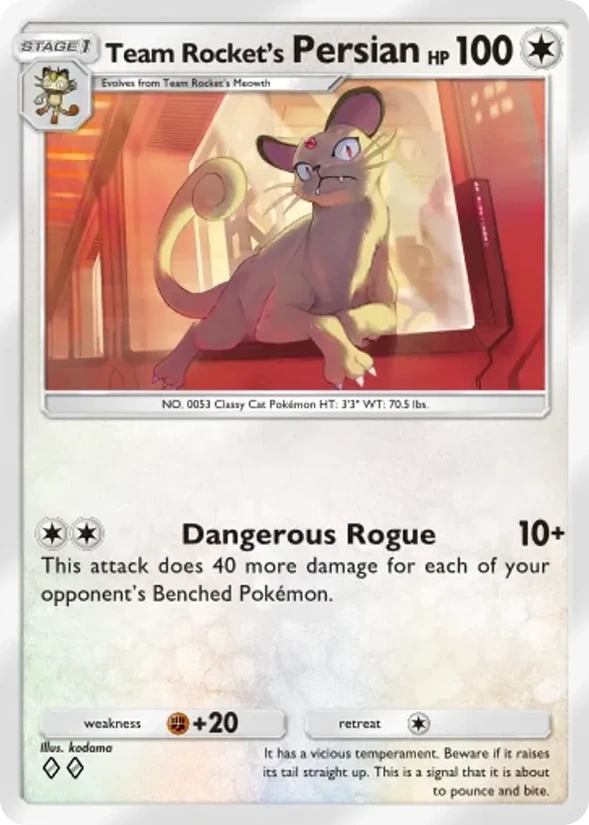 Team Rocket's Persian — Team Rocket's Ambition