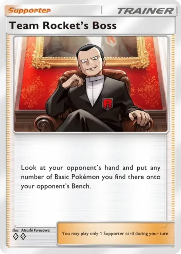 Team Rocket's Boss — Team Rocket's Ambition