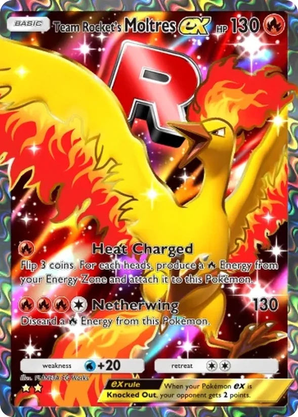 Team Rocket's Moltres ex — Team Rocket's Ambition