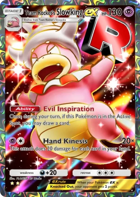 Team Rocket's Slowking ex — Team Rocket's Ambition