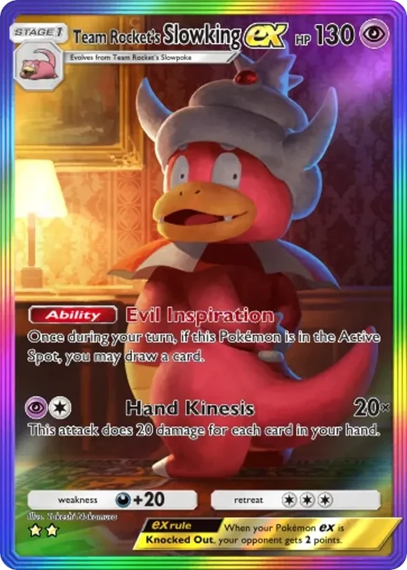 Team Rocket's Slowking ex — Team Rocket's Ambition