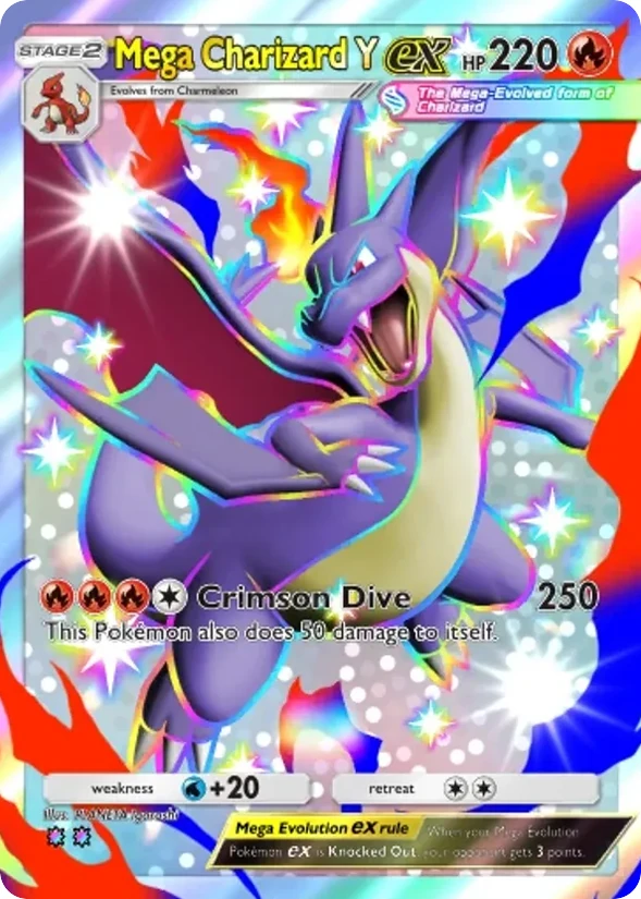 Mega Charizard Y ex — Team Rocket's Ambition