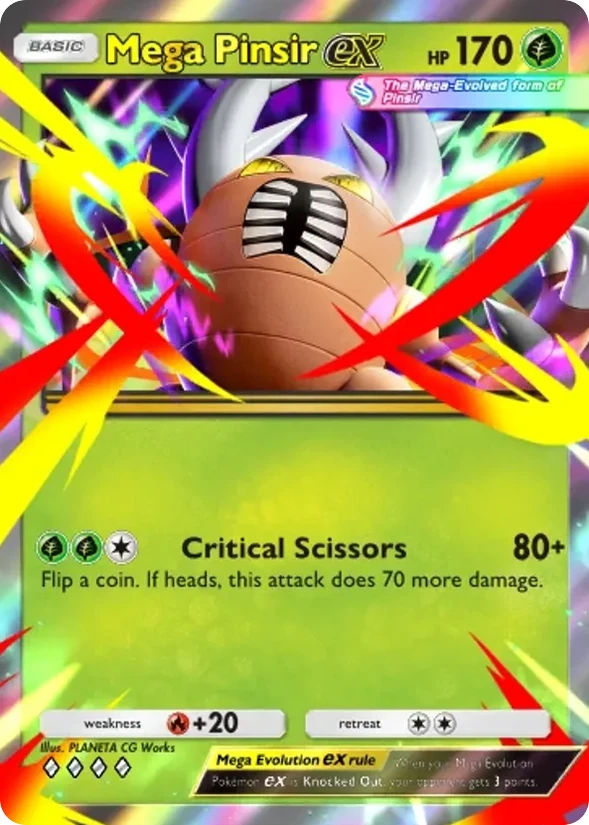 Mega Pinsir ex — Deluxe Pack: Mega