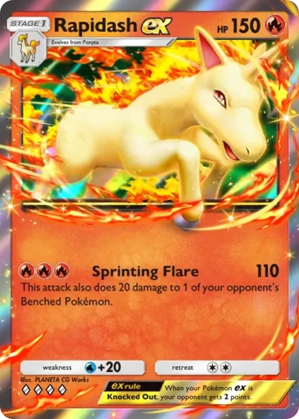 Rapidash ex — Deluxe Pack: Mega
