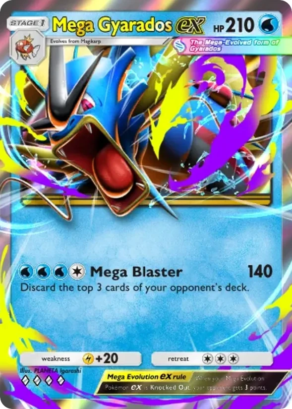 Mega Gyarados ex — Deluxe Pack: Mega