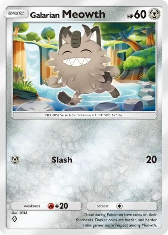 Galarian Meowth — Deluxe Pack: Mega