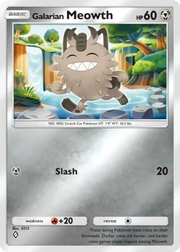 Galarian Meowth — Deluxe Pack: Mega