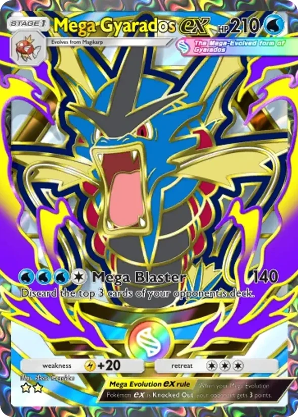 Mega Gyarados ex — Deluxe Pack: Mega