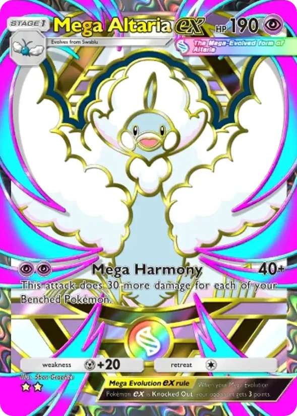 Mega Altaria ex — Deluxe Pack: Mega