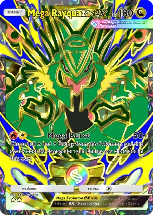 Mega Rayquaza ex — Deluxe Pack: Mega