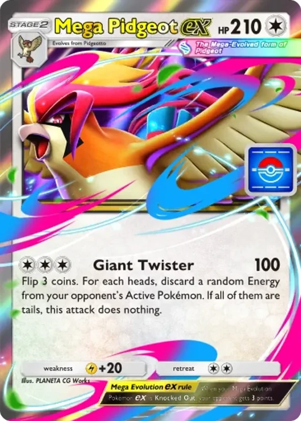 Mega Pidgeot ex — Promo-B