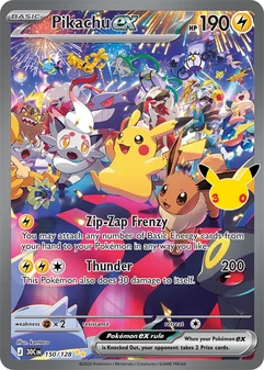 Pikachu ex #150