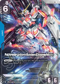 Full Armor Unicorn Gundam (Destroy Mode) #010a