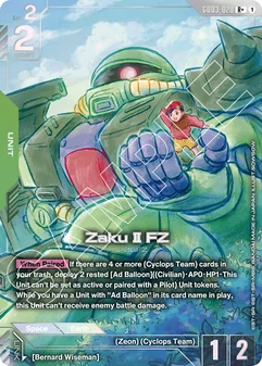 Zaku Ⅱ FZ #020a